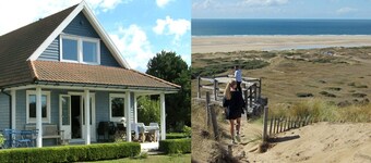 Sanddynene, strand, natur, nær Carteret / sanddynene, stranden ...