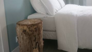 Douche, serviettes fournies