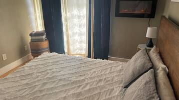 1 makuuhuone, silitysrauta/-lauta, vauvan matkasänky, ilmainen Wi-Fi