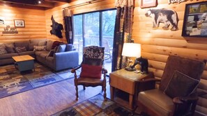 Smart TV, chimenea, videojuegos y reproductor de DVD 