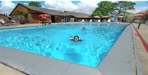 Indoor pool, outdoor pool
