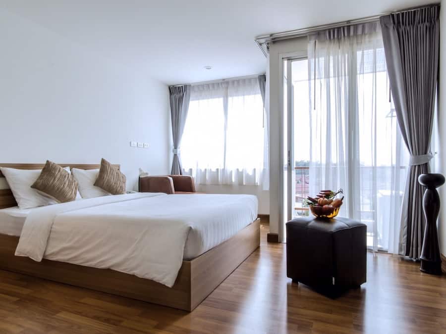 Standaard kamer, 1 slaapkamer | Luxe beddengoed, een kluis op de kamer, verduisterende gordijnen