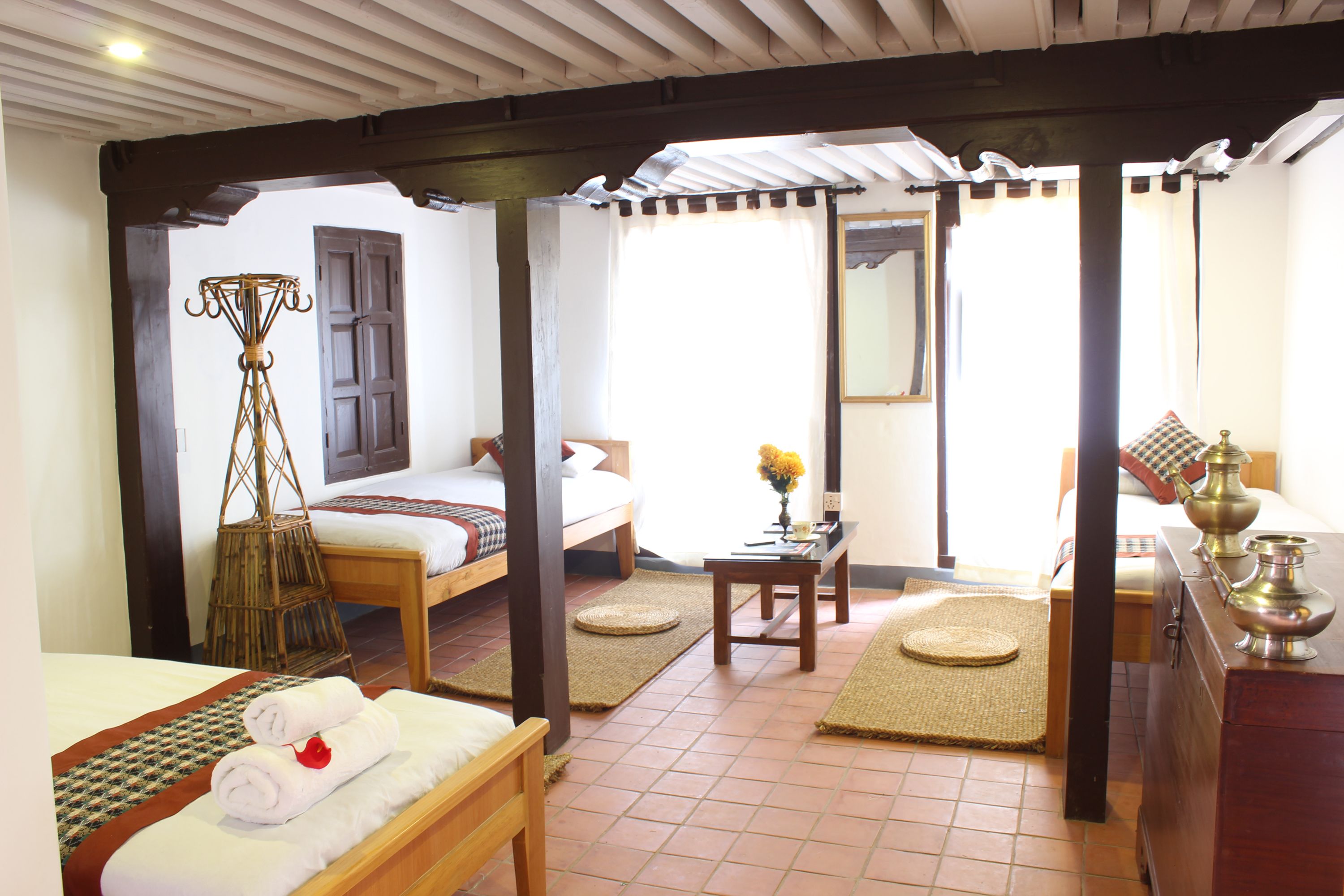 Traditional Triple Room, 3 Single Beds | 1 bedroom, premium bedding, in-room safe