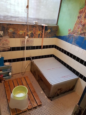 Shared Dormitory, Mixed Dorm, Shared Bathroom | Bathroom | Free toiletries, hair dryer, towels - Tomarigi - Hostel (Yakushima)