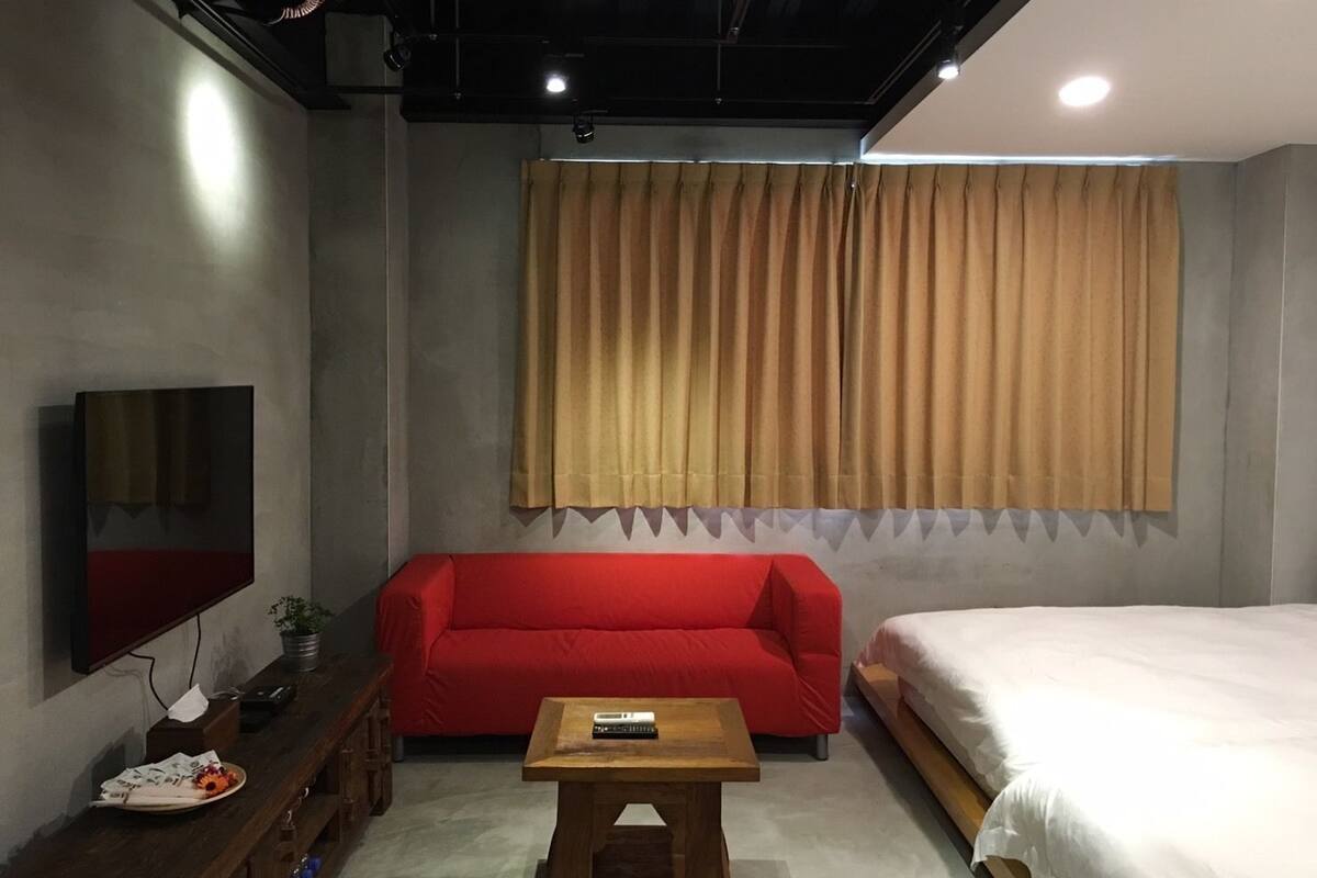 Basic Quadruple Room, 2 Double Beds, Hill View | 1 bedroom, blackout drapes, soundproofing, WiFi (free)