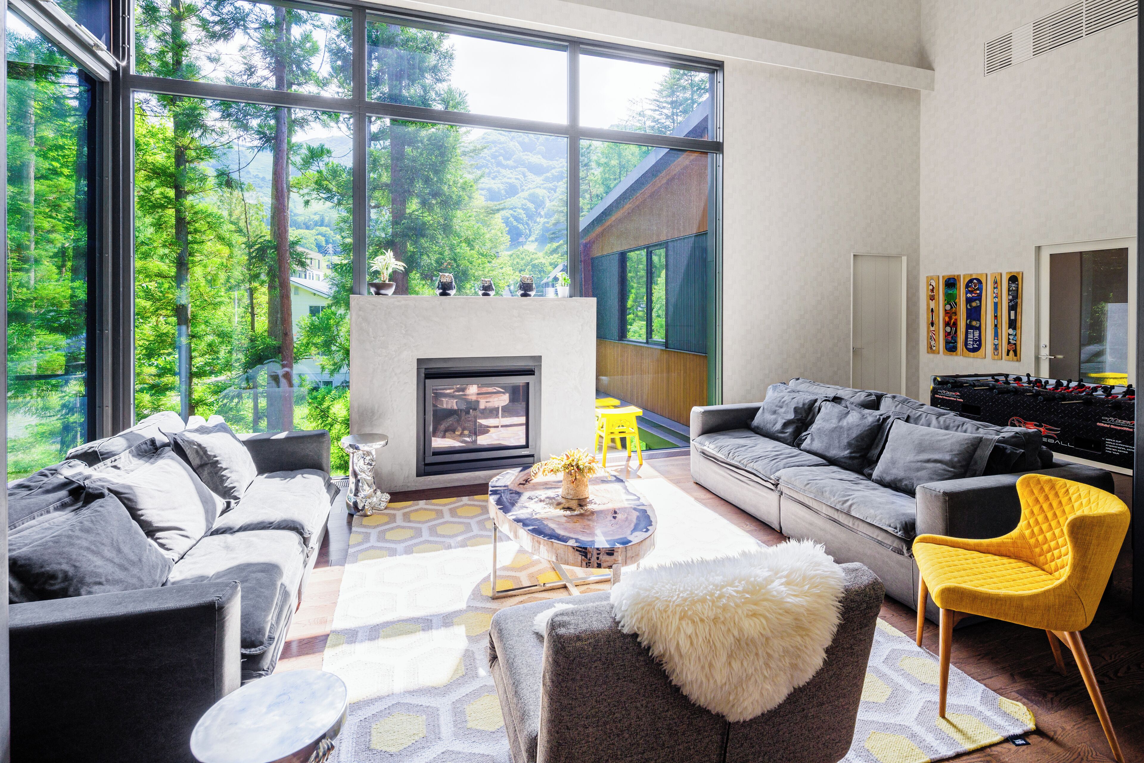 Flat-screen TV, fireplace, Netflix, DVD player