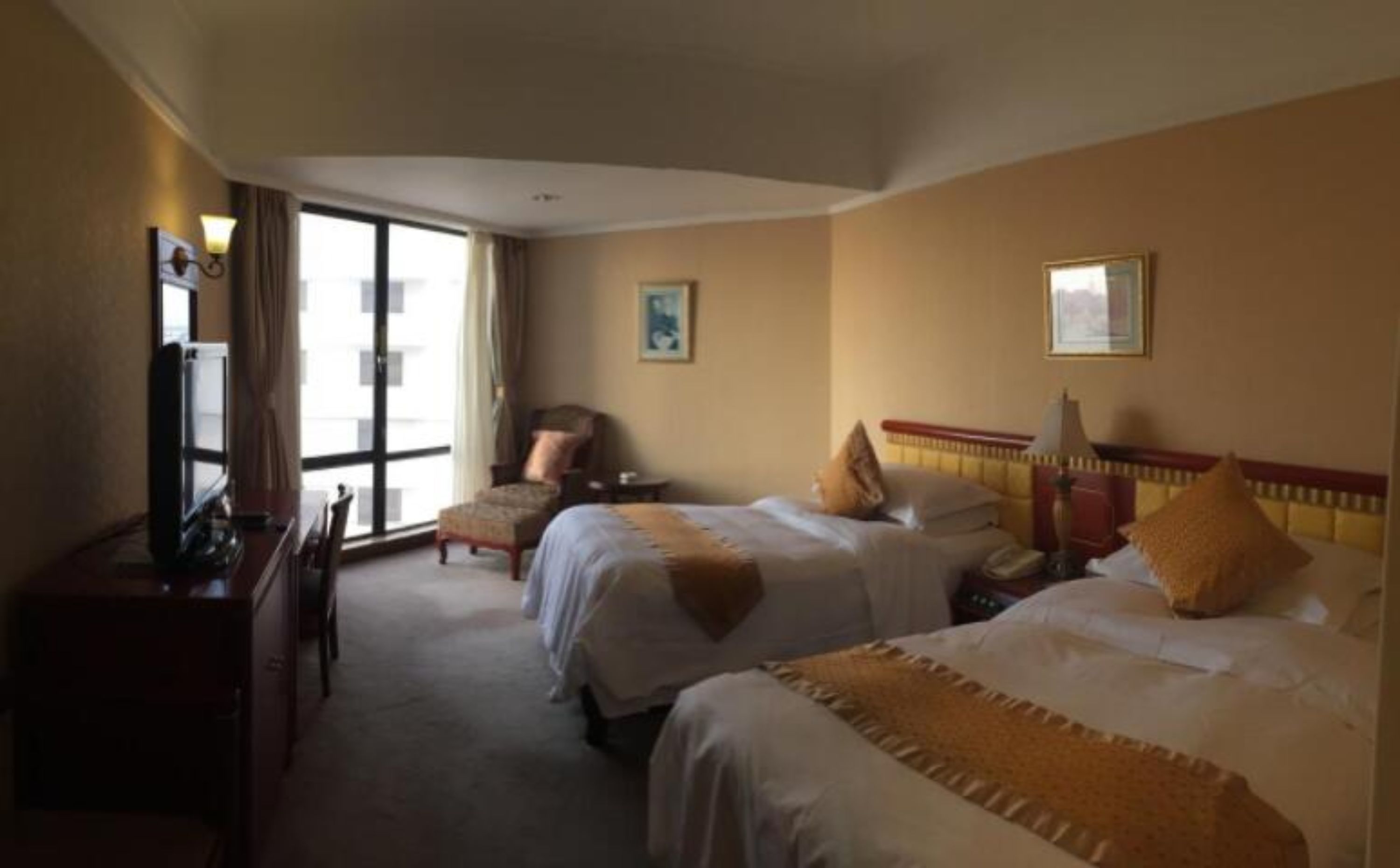 south wing double or twin room with sea view  | blackout curtains, iron/ironing board, free wifi