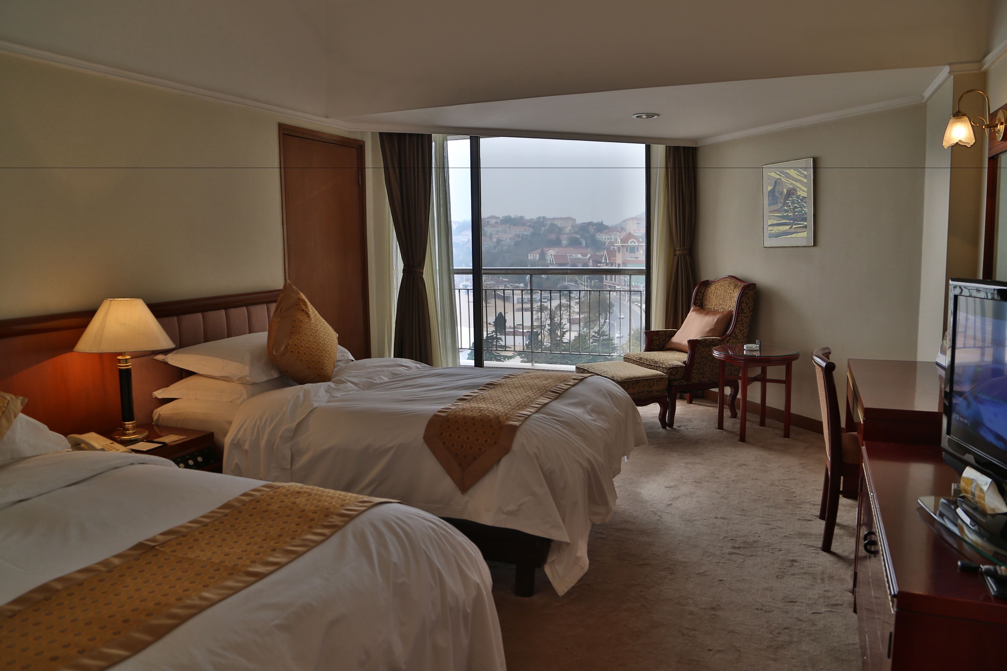 blackout curtains, iron/ironing board, free wifi