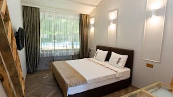 Superior tweepersoonskamer, meerdere bedden | Luxe beddengoed, een minibar, geluiddichte muren, gratis wifi