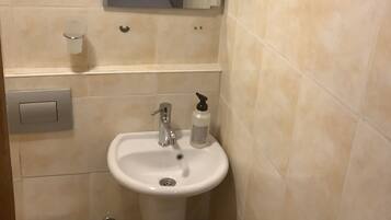 Single Room | Bathroom | Shower, free toiletries, hair dryer, towels