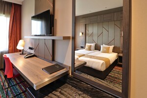 스탠다드 트윈룸, 싱글침대 2개 | 저자극성 침구, 객실 내 금고, 책상, 방음 설비