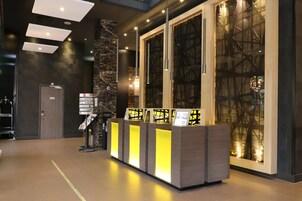 Check-in/check-out kiosk