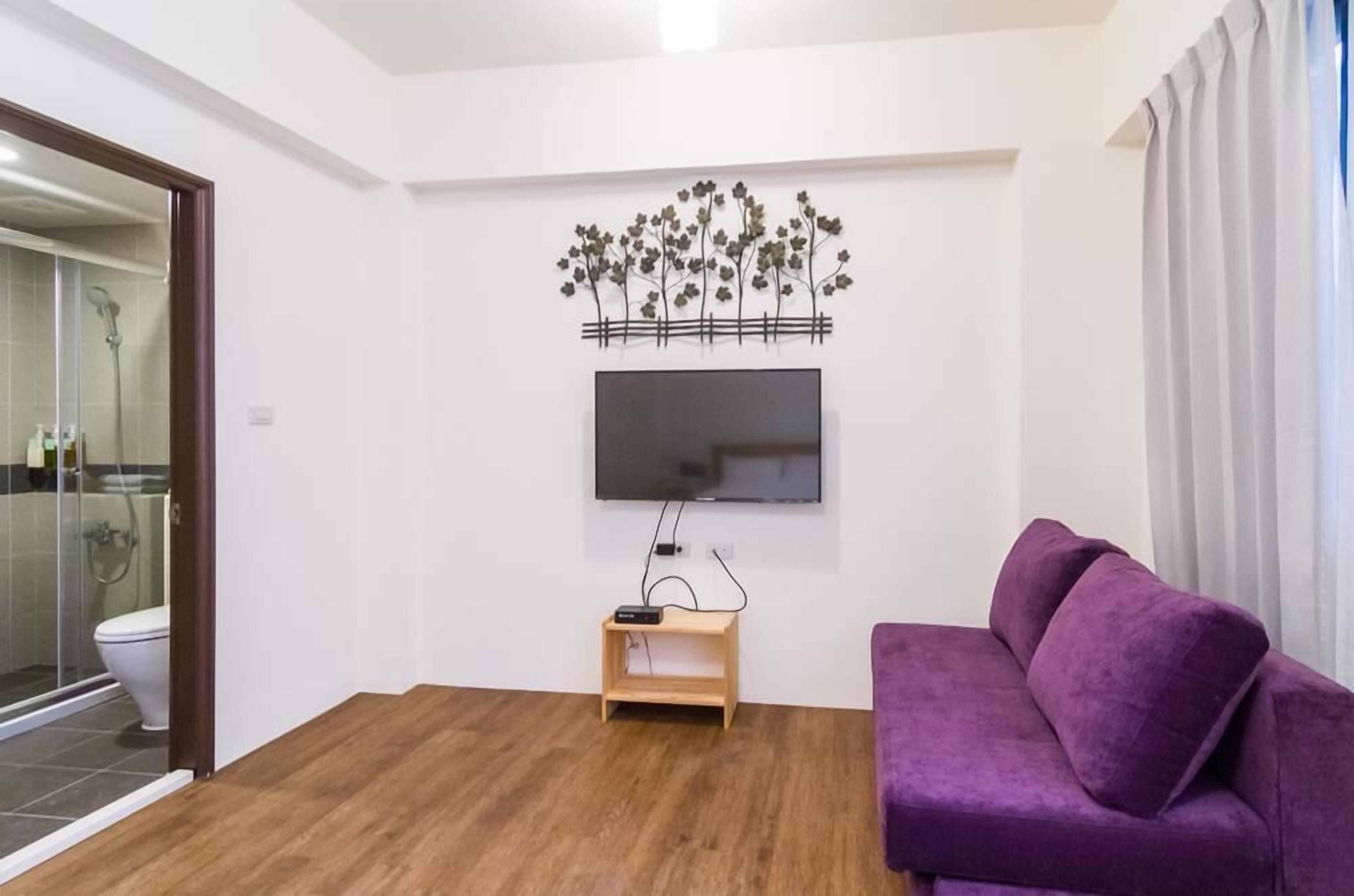 高級雙人房 (A302) | 獨特裝潢、布置獨特、遮光布/窗簾、搖籃/嬰兒床