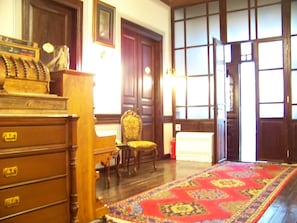 Interior entrance