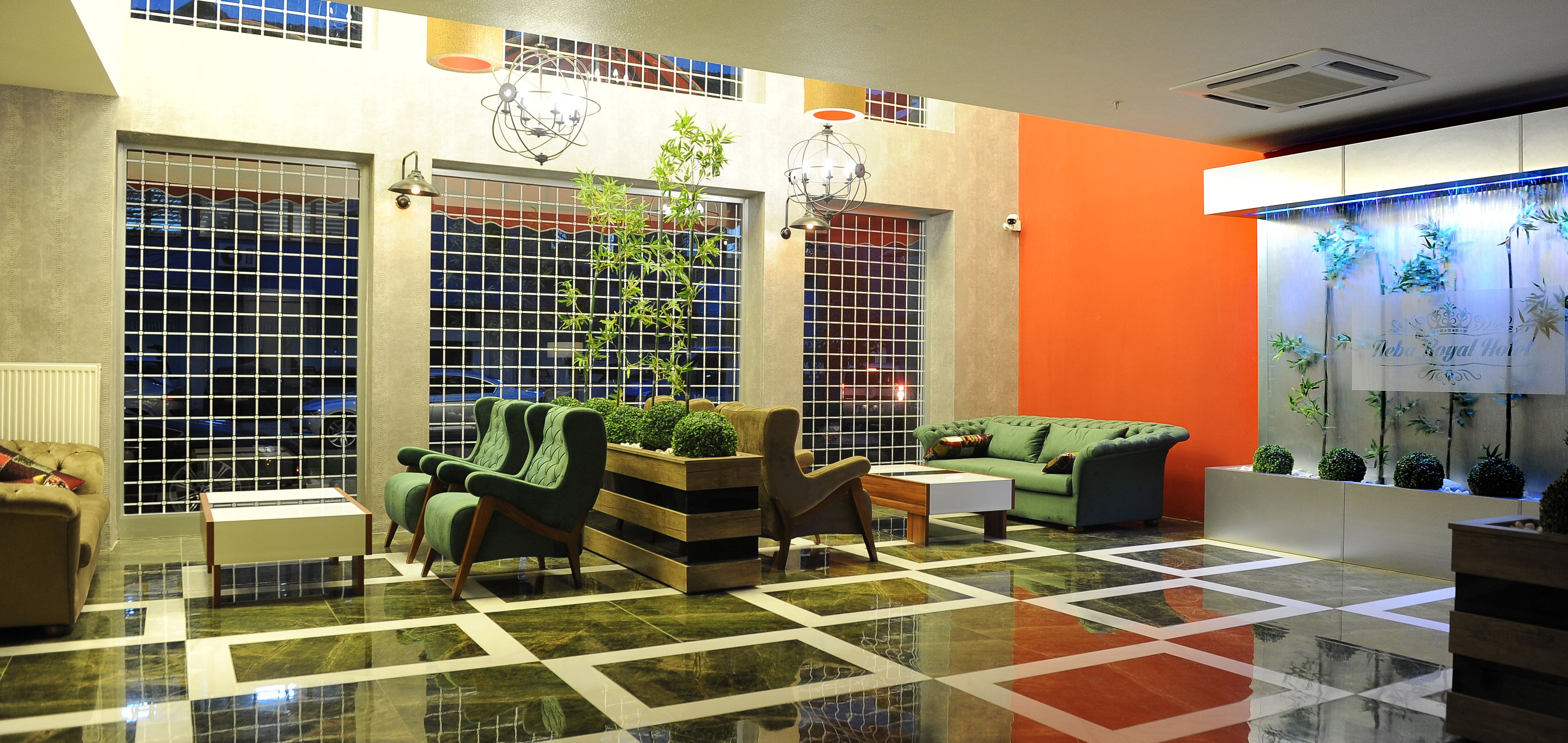 Sala de estar en el lobby