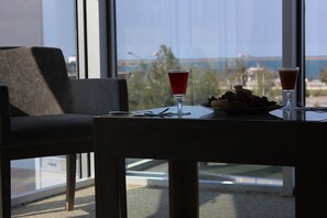 Vue depuis l’hébergement