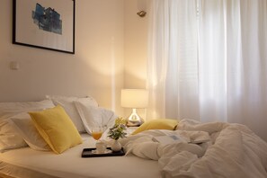 Appartement Deluxe, 2 chambres, balcon | 3 chambres, literie de qualité supérieure