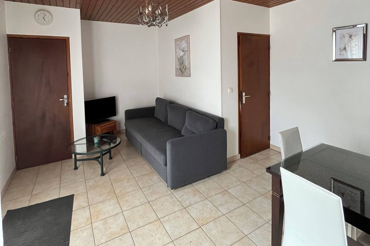 Apartamento (Gite Montreal) | Área de estar | TV de tela plana