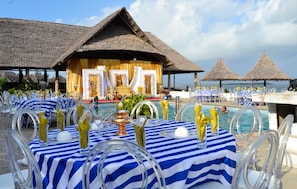 Outdoor banquet area - Serene Beach Resort (Dar es Salaam)