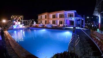 Front of property - evening/night