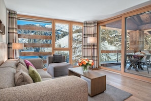 Superior-lejlighed - handicapvenligt - privat badeværelse (Maisonette) | Lounge