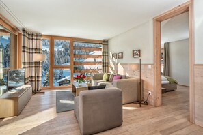 Leilighet – deluxe, tilgjengelighetstilpasset, privat bad | Lounge