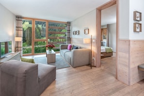 Apartament Deluxe, accessible, bany privat (Family) | Lounge