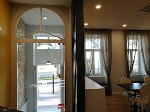 Interior entrance