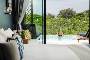 Deluxe Suite, 1 King Bed, Pool Access, Sea View | Premium bedding, down duvets, minibar, in-room safe - Avista Grande Phuket Karon - MGallery (Karon)