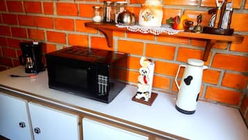 Apartment | Private kitchen | Fridge, microwave, stovetop, coffee/tea maker