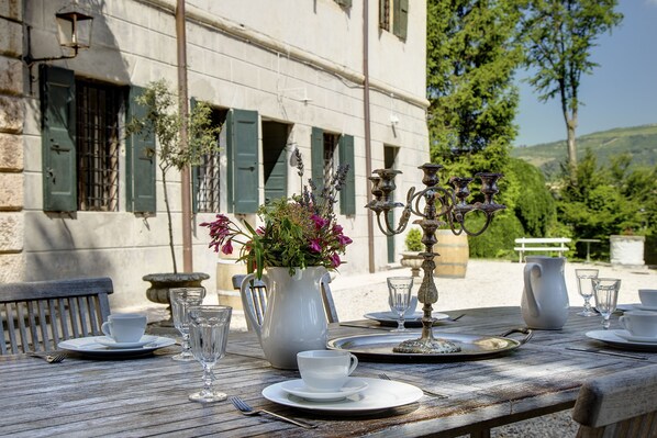 Opções para refeição ao ar livre