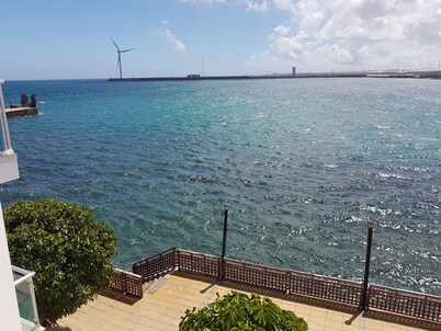 Apartment BrisaMarCanarias 1st line Sea wifi / Sat Solarium 3 room 2bathroom Views 
