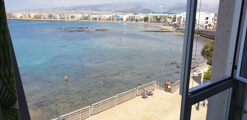 Apartment BrisaMarCanarias 1st line Sea wifi / Sat Solarium 3 room 2bathroom Views 