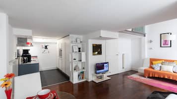 Smart TV, books, music library