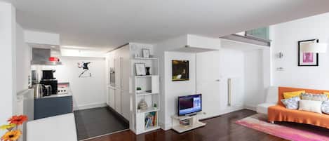 Smart TV, books, music library