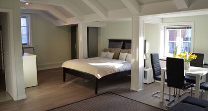 Newly built holiday apartment in a modern country house style. 10 min cycle path to the beach