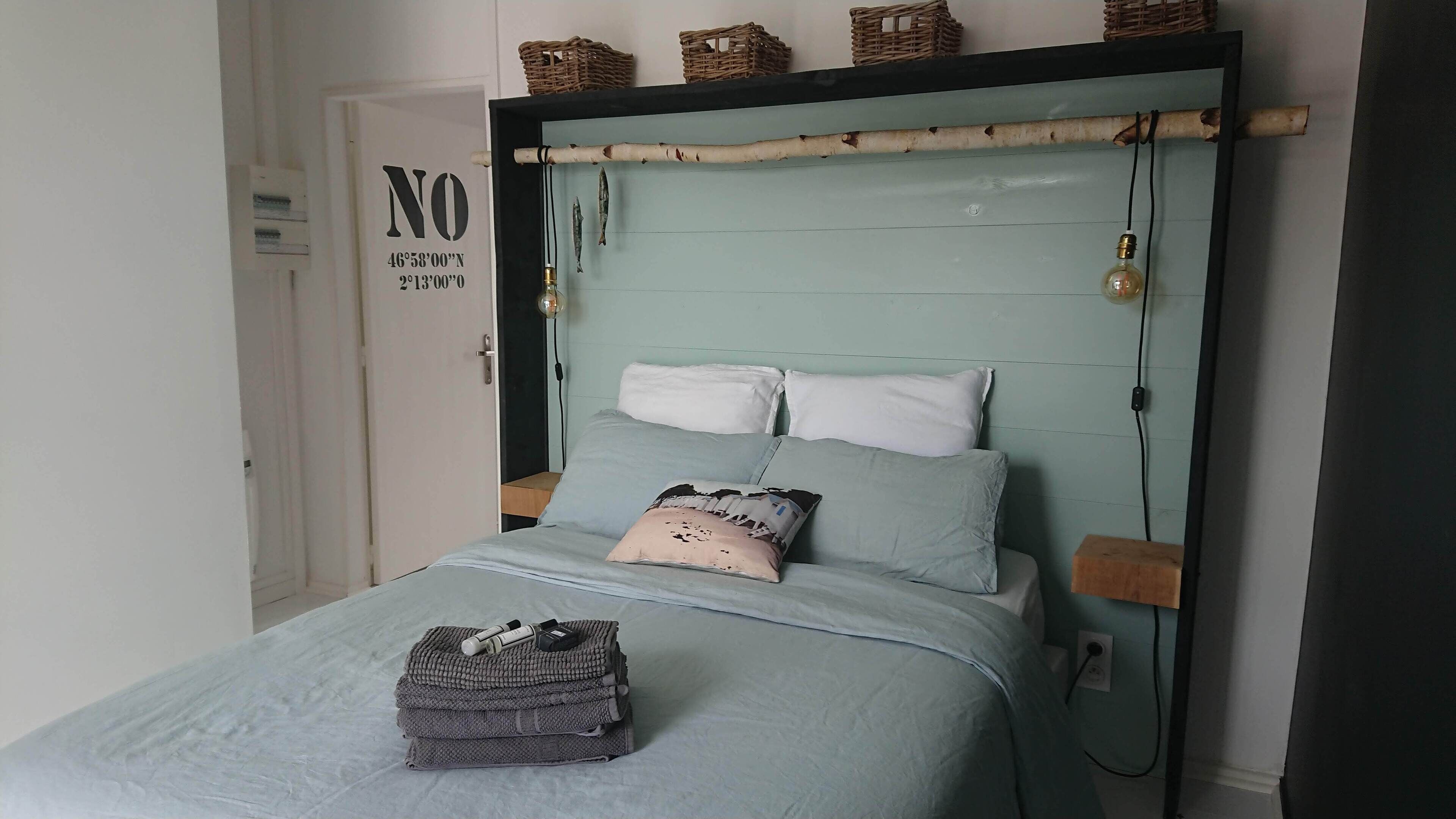 1 chambre, fer et planche à repasser, Wi-Fi, draps fournis