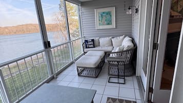 TV, fireplace, DVD player, video library