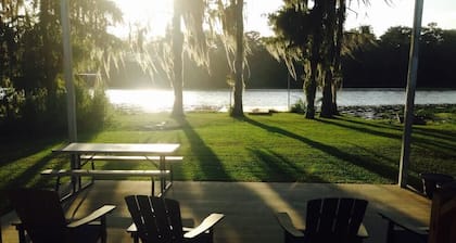 Bayou Belle Inn in Pierre Part, La sits on Belle River water frontage.