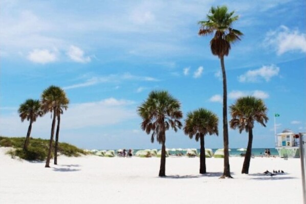 Beach nearby, beach towels