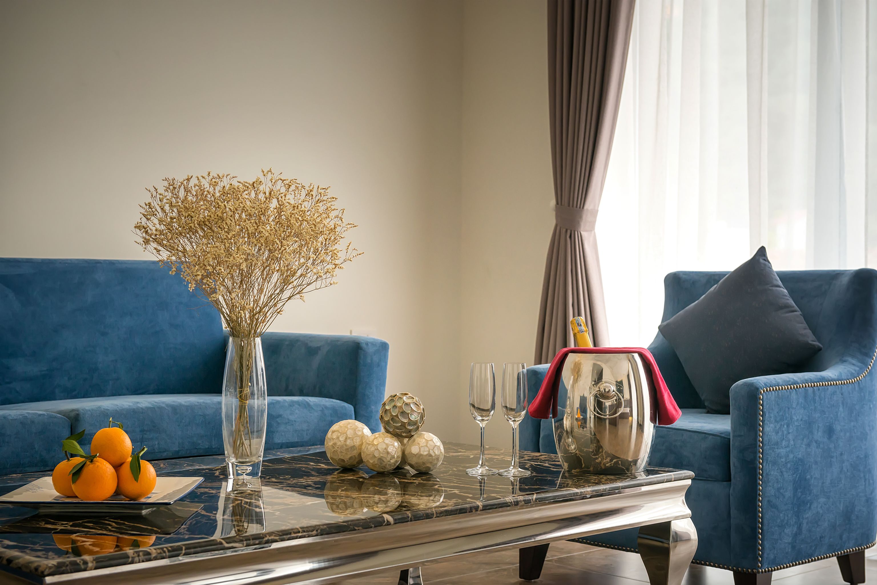 Een flatscreentelevisie