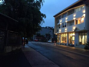 Front of property – evening/night