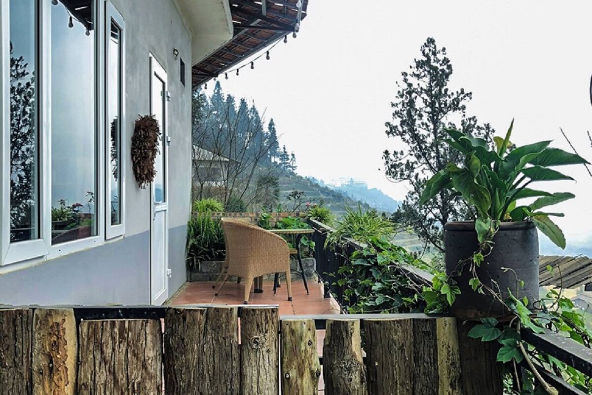 Chambre Deluxe double | Vue du balcon