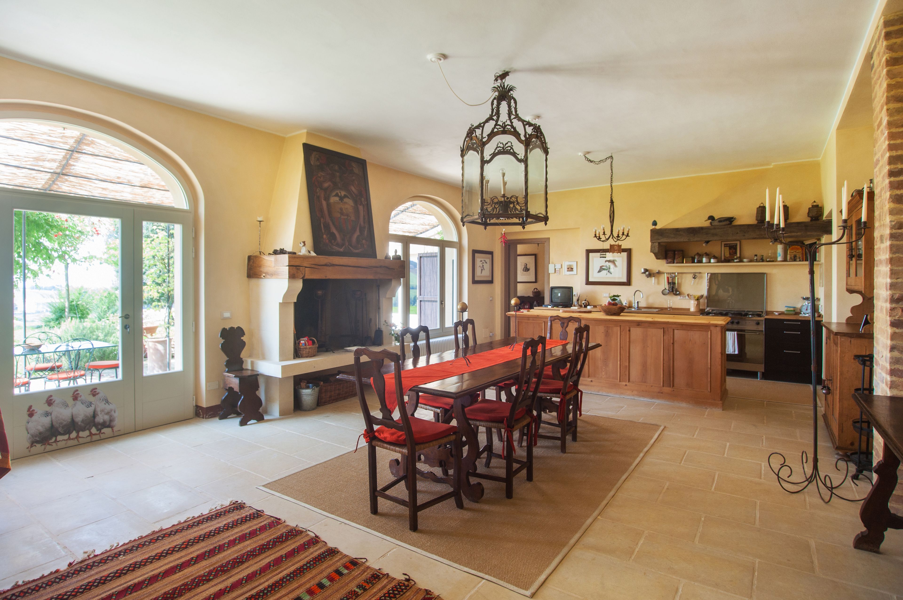 Villa, 4 Bedrooms | Living area | LCD TV, fireplace