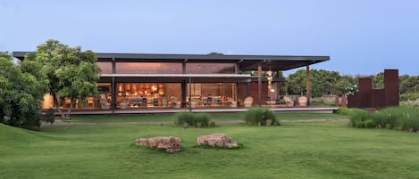 Façade de l’hébergement