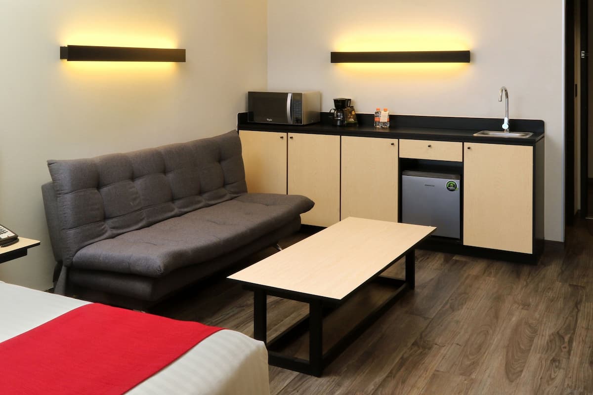 superior room, 1 king bed with sofa bed | in-room safe, desk, blackout curtains, soundproofing