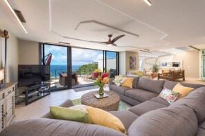 Smart TV, books, stereo, computer monitors
