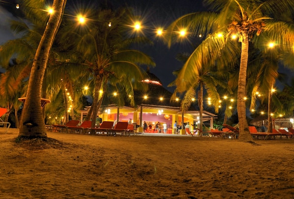 On the beach