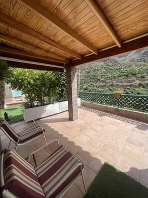 Terrace/patio - TINO HOUSE - FOR 5 PEOPLE- SWIMMING POOL (Mogán)