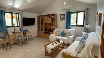 Smart TV, reproductor de DVD, libros y videoteca